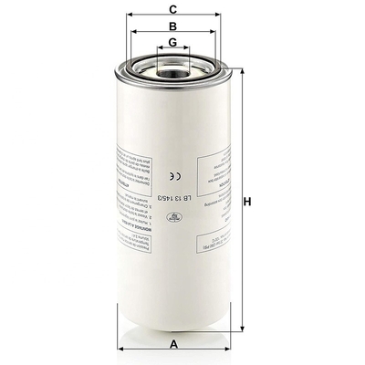 로터리 로딩 타입 공기 및 기름 분리 필터 LB13145/3 LB-13145/3 OV6076 P782909
