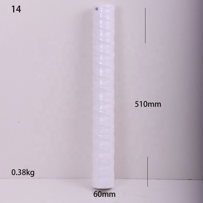 65*255mm 산업용 물 필터 나일론 망 필터 퇴적 스레드 필터 요소