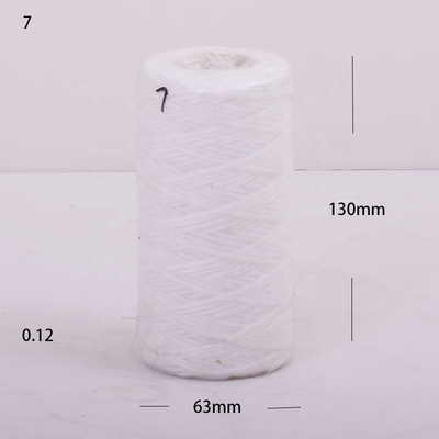 65*255mm 산업용 물 필터 나일론 망 필터 퇴적 스레드 필터 요소