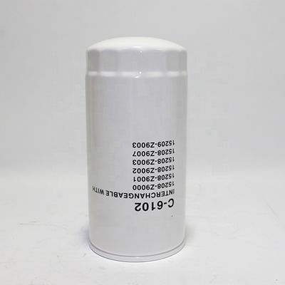 트럭 엔진 부품 C-6102 첨단 필터링 기술을 갖춘 윤활유 필터 요소