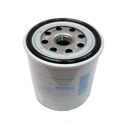 발굴기 부품 엔진 스핀 온 윤활유 필터 p502039 엔진 보호를 향상시키기 위해