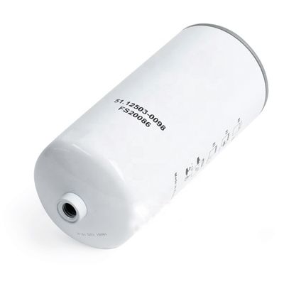 다른 응용 51.125030098 E422KP03 95*203mm 트랙터의 연료 필터 요소